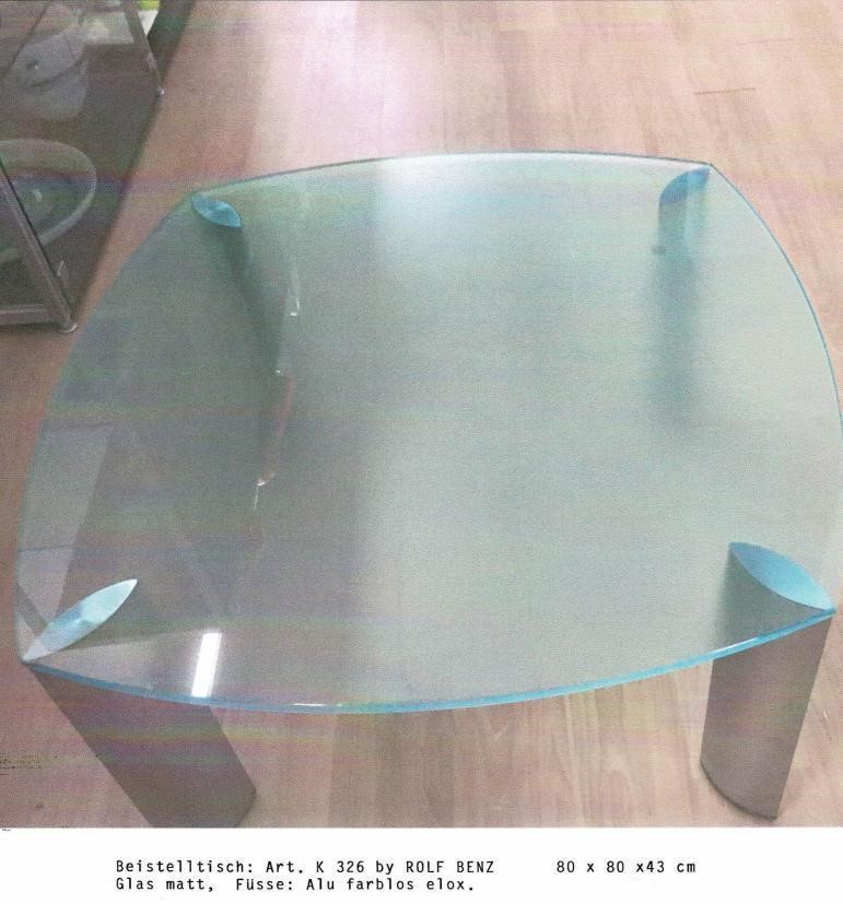 Clubtisch Mattglas von Rolf Benz